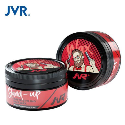 JVR Hair Wax For Men Pomade Hair Styling Clay Matte Finish Cream Hard Head  Strong Hold Hair Gel 80gx2 - Chăm sóc tóc chuyên sâu 