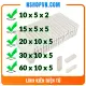 Nam châm đất hiếm chữ nhật nhiều kích thước. 