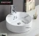 chậu lavabo đặt bàn đá. 