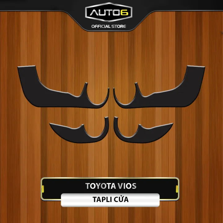 TOYOTA VIOS: Bộ decal dán chống xước tapli 4 cửa xe - AUTO6