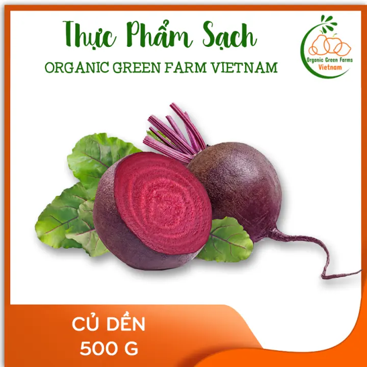 Củ dền Đà Lạt (500g) - [Giao nhanh TPHCM]