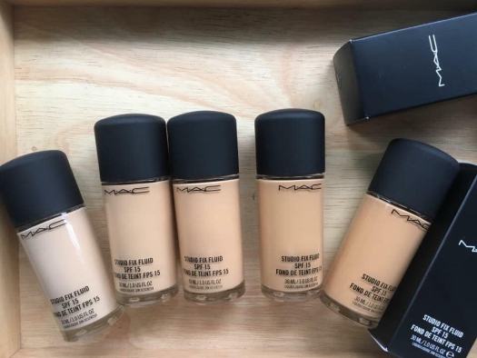 Kem nền MAC Studio Fix fluid SPF15 đủ các tone màu NC15, NC20, NC25, NC30,  NC35 - Phấn nền, kem nền 