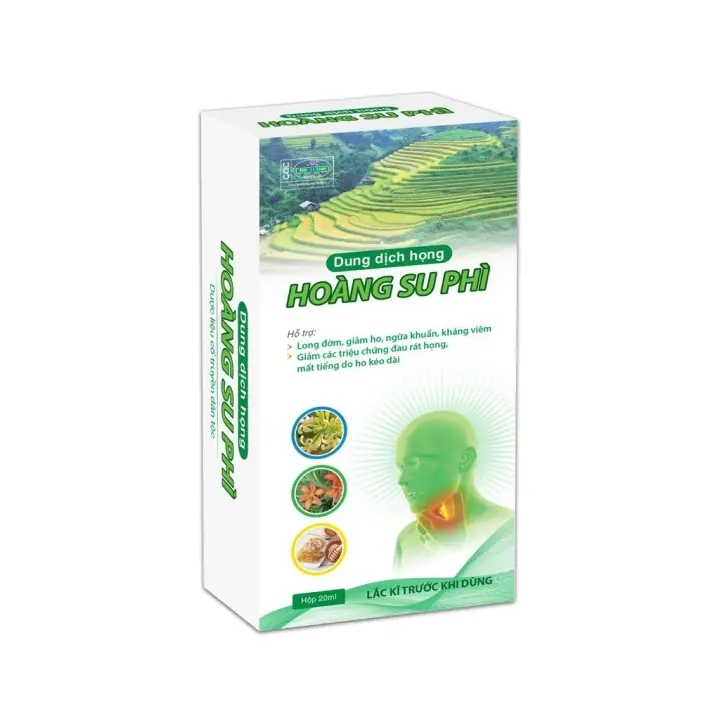 Dung dịch xịt họng HOÀNG SU PHÌ