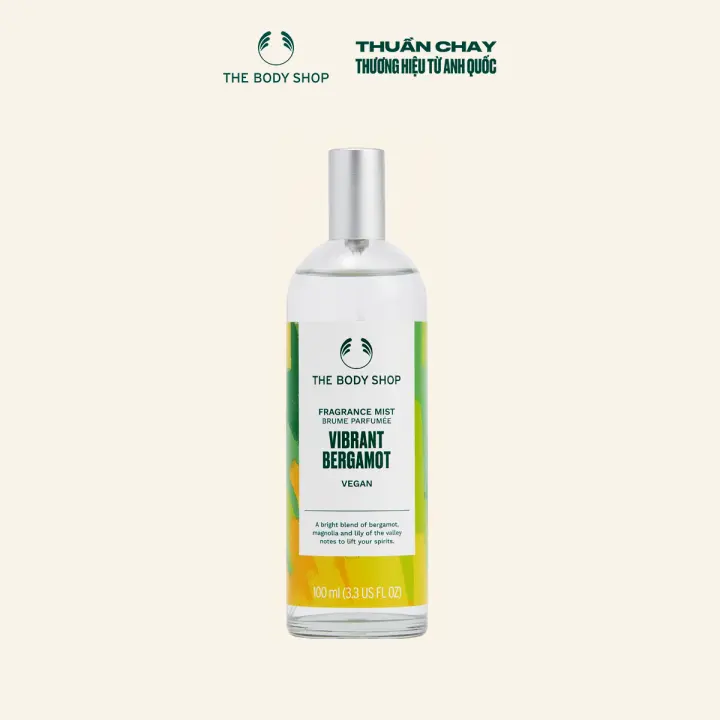 Xịt Thơm Toàn Thân Hương Cam Bergamot Vibrant Bergamot Body Mist 100ML The Body Shop