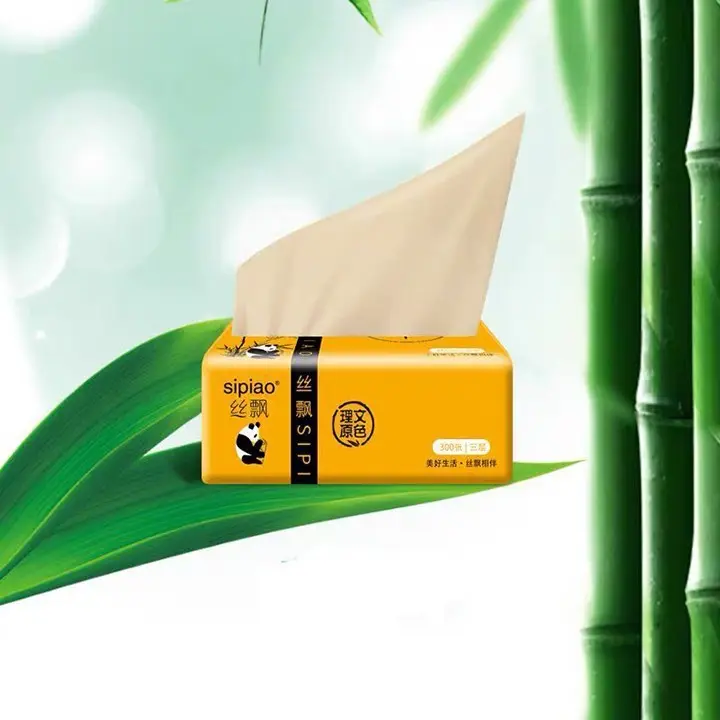 THÙNG 30 GÓI GIẤY ĂN GẤU TRÚC SIPAO SIÊU DAI CAO CẤP HÀNG NỘI ĐỊA ĐỦ 300 TỜ HÀNG CHUẨN