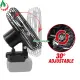 Quạt 8 inch dùng pin Makita 18V có đảo chiều 2 cấp độ gió 2 cổng USB. 