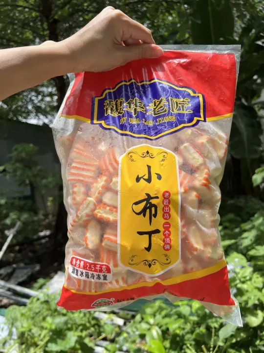 Viên chả cua túi 2,5kg  - cá viên chiên, viên thả lẩu trung vị ngon lạ miệng