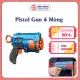 Đồ Chơi Trẻ Em Phóng Xốp Neft PISTOL GUN 6 NÒNG Xoay - Nhựa ABS An Toàn Với Trẻ Em. 