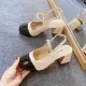 ẢNH THẬT Giày cao gót ngọc 7f gót vuông /giày nữ công sở cao cấp kín mũi hở gót.. 