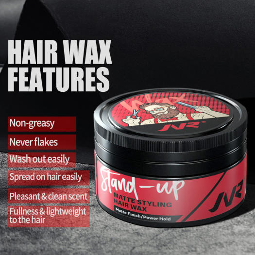JVR Hair Wax For Men Pomade Hair Styling Clay Matte Finish Cream Hard Head  Strong Hold Hair Gel 80gx2 - Chăm sóc tóc chuyên sâu 