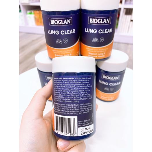 Thanh Lọc Phổi Bioglan Lung Clear - Bộ chăm sóc da mặt | MyPhamKr.com