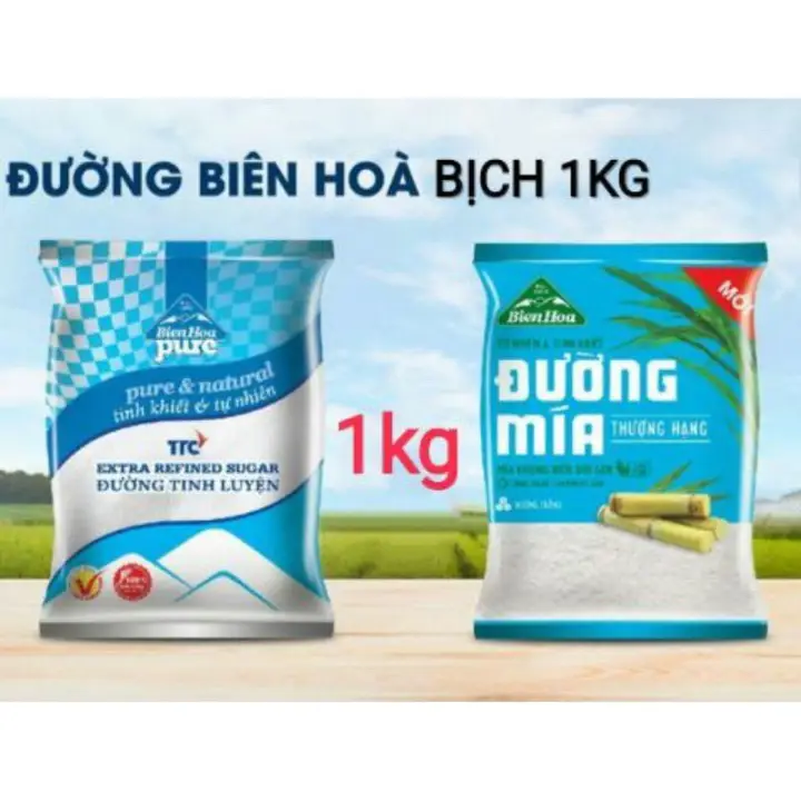 Đường biên hoà-đường cát trắng bịch 1kg