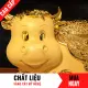 Tượng Con Bò Trang Trí Đựng Tiền Cao 24cm. 