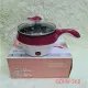 Ca nấu mì , nồi lẩu điện siêu tốc  mini 2 tầng size 18cm , tặng kèm vỉ hấp inox .. 