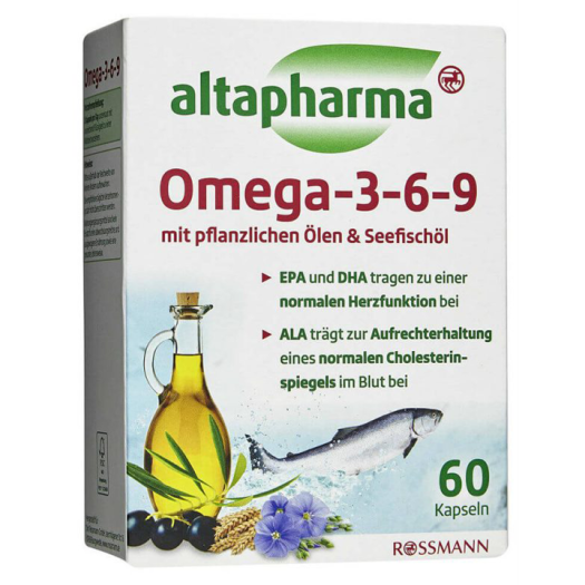 Dầu Cá Altapharma Omega 3 6 9, 60 Viên - Tim và huyết áp | VitaminDep.com