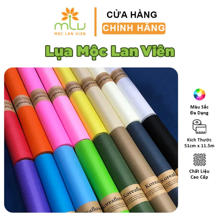 Giấy gói hoa, giấy lụa mếch gói hoa Mộc Lan Viên