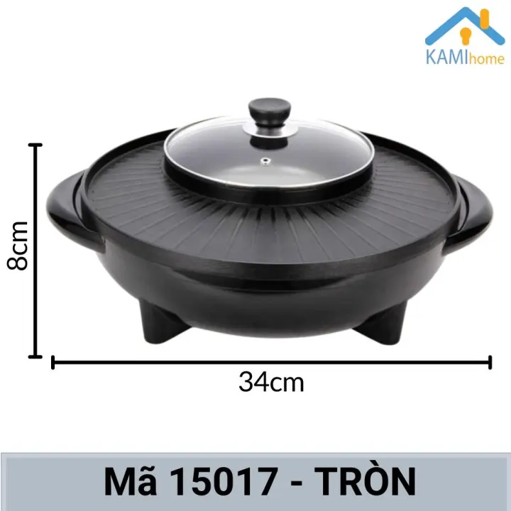 Bếp điện nướng và lẩu đa năng 2 trong 1