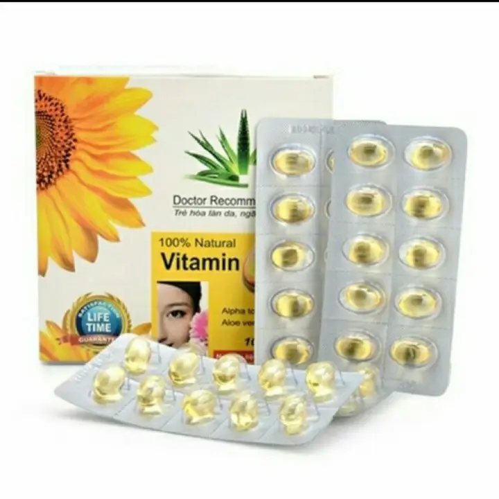 Vitamin E 400 Chống Lao Hoa đẹp Da Uống Hoặc Boi Nguyen Liệu Mỹ Hộp 100 Vien Lazada Vn