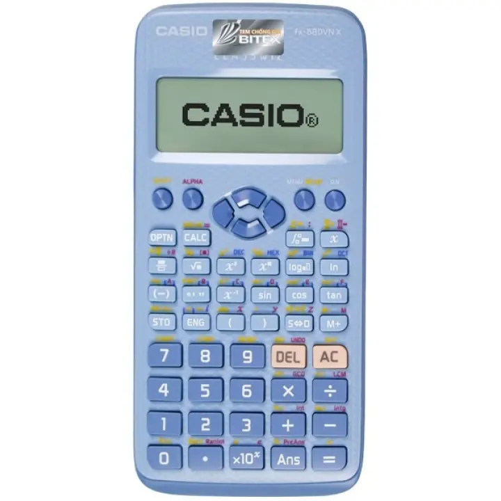 Máy tính Casio FX 580VN X (Casio 580) - Màu xanh - B/h 7 năm - QR Code - N/k Bitex