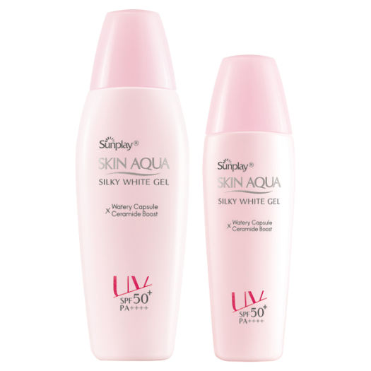 sunplay skin aqua silky white gel