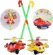 Baby 0-36m: Gậy xe đẩy tập đi cho bé hình máy bay , voi con , vịt con , rùa con. 