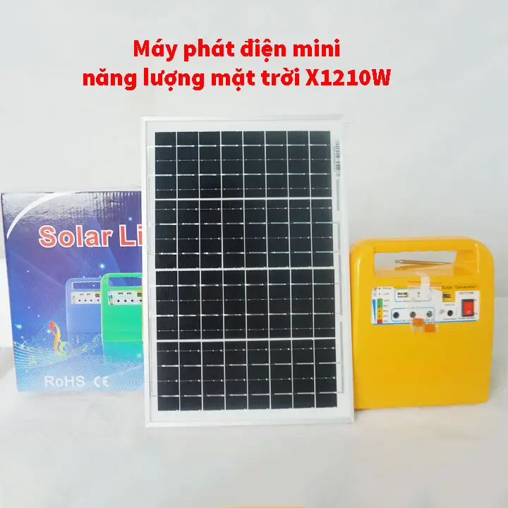 [HCM]Máy phát điện năng lượng mặt trời mini X1210W bảo hành chính hãng 2 năm