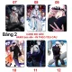 Thẻ card bo góc Gojo Satoru 6 ảnh khác nhau / Card in hình Gojo Satoru JuJutsu Kaisen. 