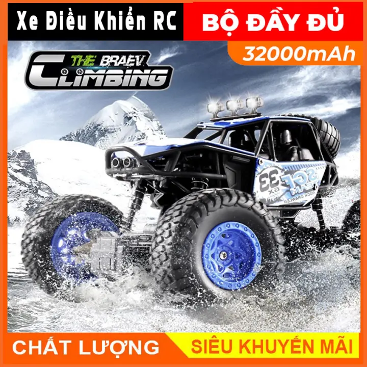 Bộ xe CÔNG TRÌNH đồ chơi cho bé trai mô hình: Cần cẩu Xe Ben Xe Tải Trộn bê tông –Xe leo núi điều khiển từ xa RC sạc pin