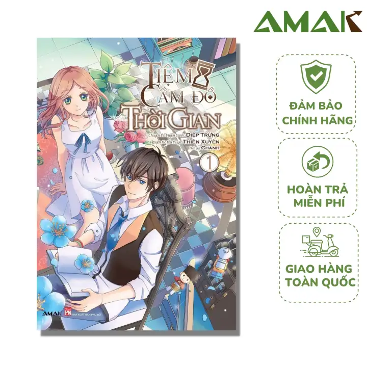 Tiệm Cầm Đồ Thời Gian – Amak Books – Tập 1 Tặng kèm Postcard – AMAK >>> top1shop >>> lazada.vn