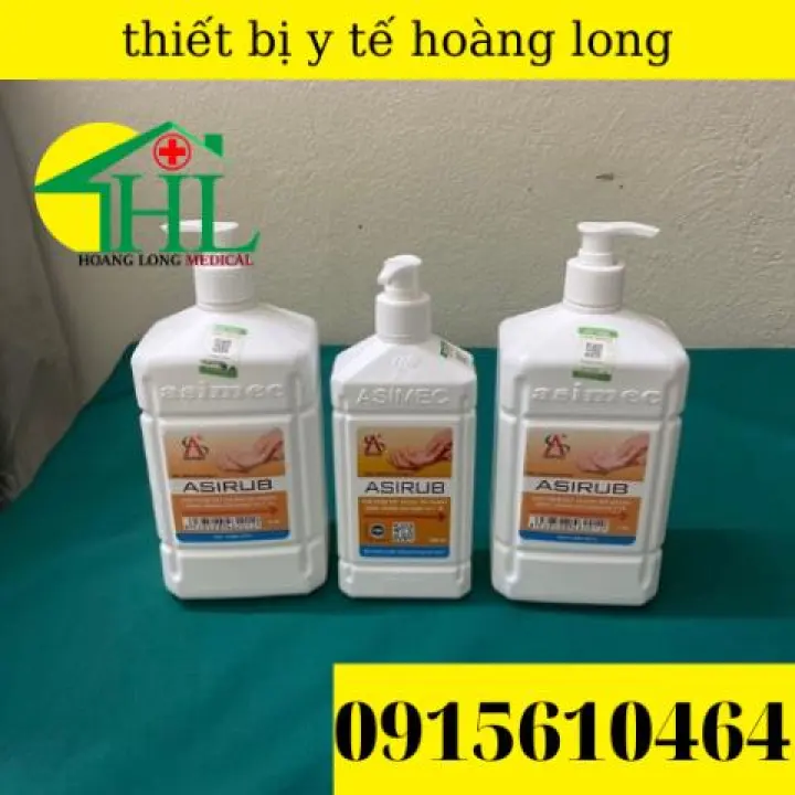 Thùng 10 Chai Nước Rửa Tay Khô Sát Khuẩn ASIRUB Chai 1000ml