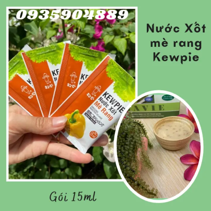 nước sốt mè rang kewpie 15ml dùng chấm rong rau sống