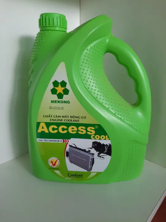 Nước giải nhiệt - dung dịch làm mát động cơ cao cấp, giá thành phù hợp, Access CooL 4 lít, thương hiệu mekong, siêu khuyến mãi, chất lượng đã được khẳng định tren thi truong