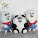 Thú nhồi bông mặt meme panda gấu trúc weibo baozou manhua bựa. 