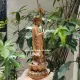 Tượng phật Địa Tạng Vương bồ tát gỗ bách xanh cao 20 cm. 