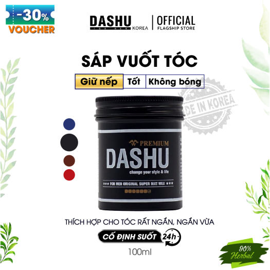 Dashu For Men Premium Original Super Mat sẽ giúp bạn có kiểu tóc nam tính, lịch lãm và cuốn hút hơn. Với khả năng kiểm soát nếp và tạo kiểu dễ dàng, sản phẩm này sẽ là công cụ hữu ích cho việc tự tin mỗi ngày. Hãy cùng xem hình ảnh liên quan để tìm hiểu thêm về sản phẩm này!