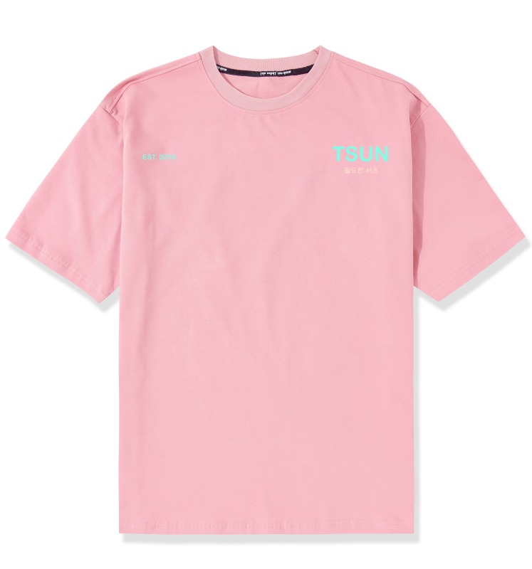 Áo thun tsun sig 1 - pink unisex nam nữ