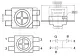 Led RGB SMD6028 20mA 0.06W 6x2.8x1.8mm A chung chân 4. 