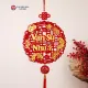 Chữ Treo Cửa Ngày TẾT Nhung Đỏ. 