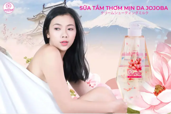 Sữa Tắm Jojoba Bông Hoa Avatar Cho Làn Da Trắng Thơm Toàn...