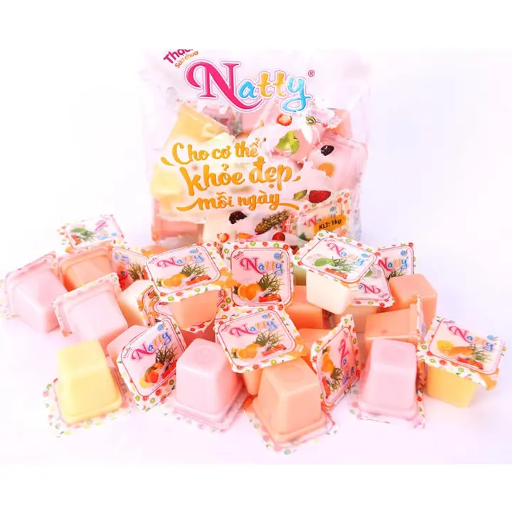 Thạch rau câu sữa chua Natty Long Hải 432g. THẠCH RAU CÂU . THẠCH LONG HẢI