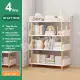 DAMIK kệ sách gỗ 4/5 tầng giúp bạn cất gọn đồ đạc. 