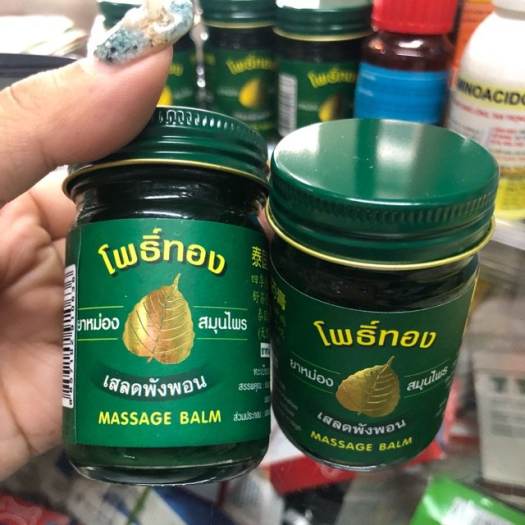 Pho Tong Cooling Green Balm Dầu cù là 15g Tinh dầu tắm