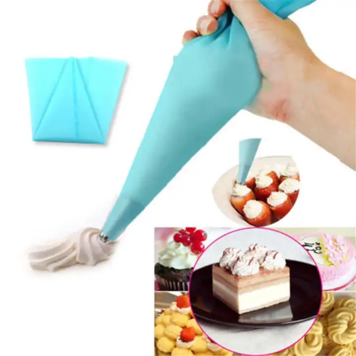 [HCM]1 Túi bắt bông kem - Dụng cụ trang trí bánh kem (Màu xanh)