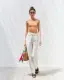 Áo thun nữ croptop thiết kế không đường may chất thun gân ôm form trẻ trung MIEU - KJ22. 