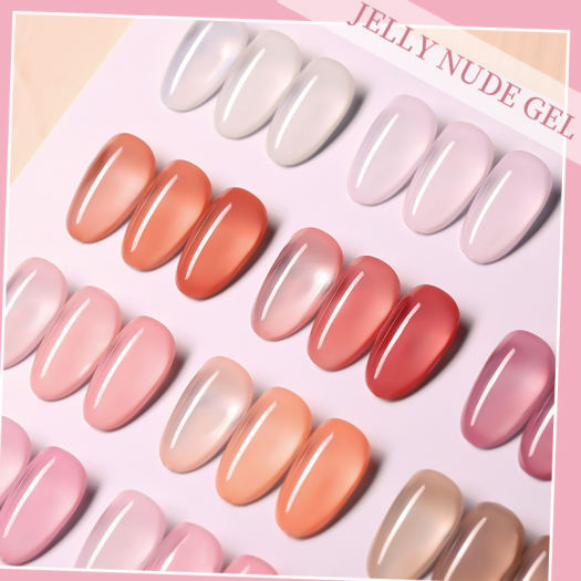 Sơn Gel Thạch 7Ml Sơn Gel Màu Hồng Nude Bán Trong Suốt Sơn Gel Pháp Sơn  Móng Tay Gel Led Uv Ngâm Làm Móng Nghệ Thuật - Dụng Cụ Làm Móng |