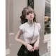Áo croptop cổ tròn cuốn biên thời trang xixo chất thun borip cao cấp sang mịn đẹp. 