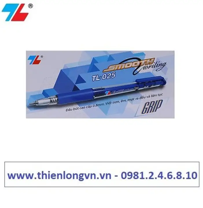 Hộp 20 cây bút bi Thiên Long - TL025 màu xanh