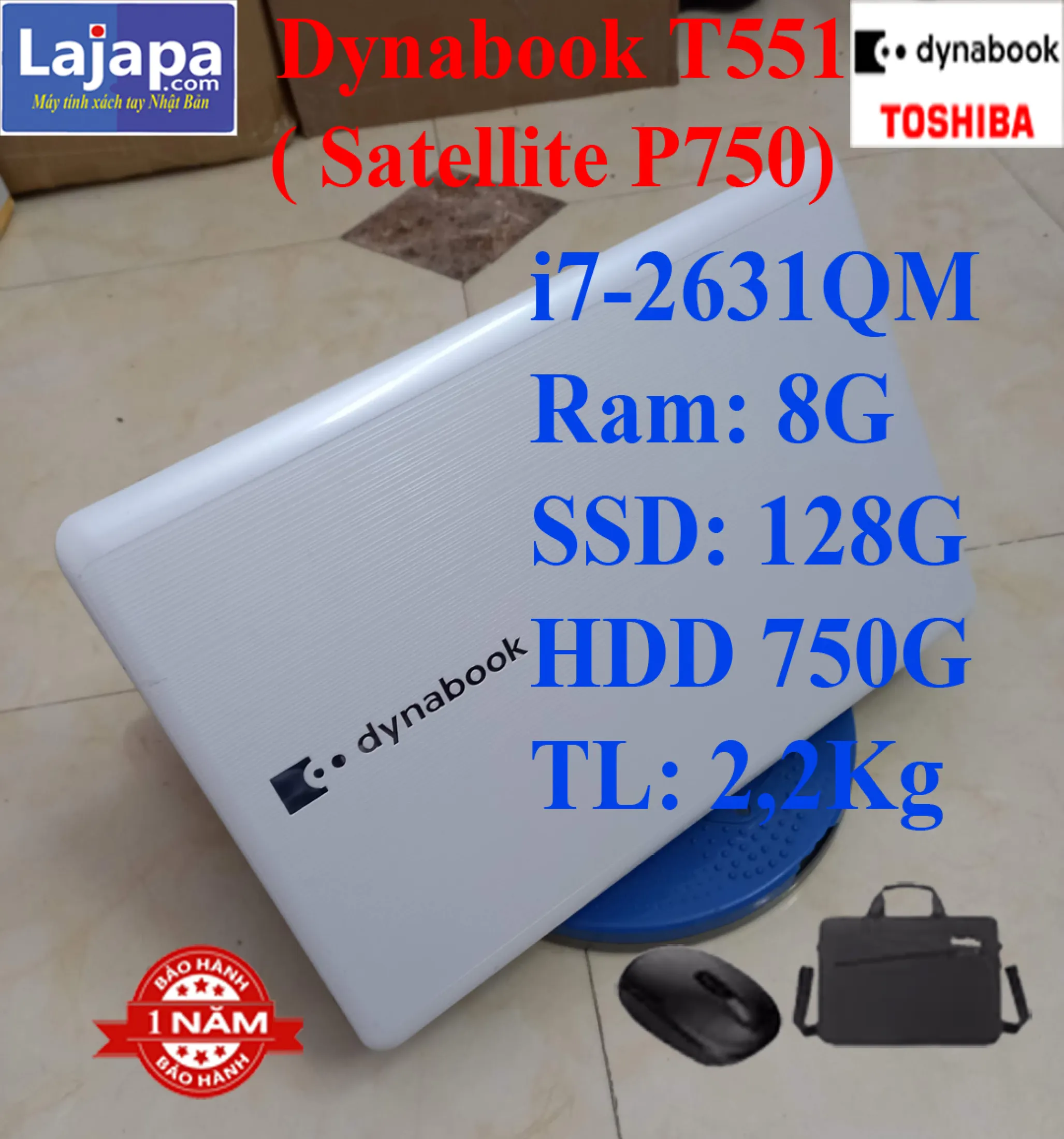 dynabook Satellite T551 i5 8G SSD 128G