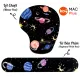 Lót Chuột Kê Tay Bàn Phím Có Đệm Silicon GALAXY (Mouse Pad Key Board Wrist Rest Gaming Bàn Di Chuột Cute Anime Màu Hồng). 