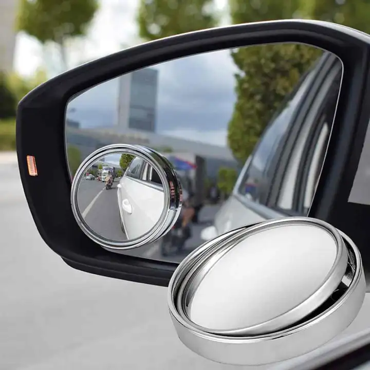 Bộ 2 gương cầu lồi 3R-012 chiếu hậu cho xe Ô tô, màu trắng, loại có viền  bảo vệ gương | Lazada.vn